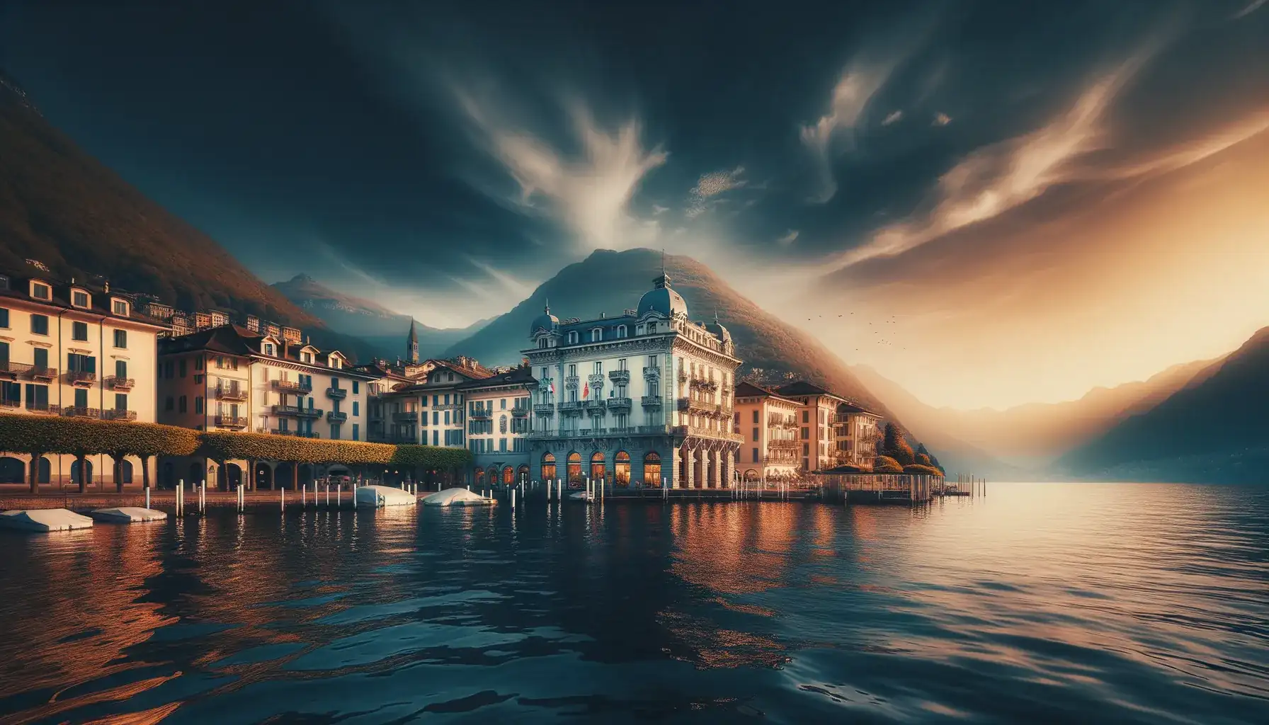 Panorama di Lugano, Svizzera